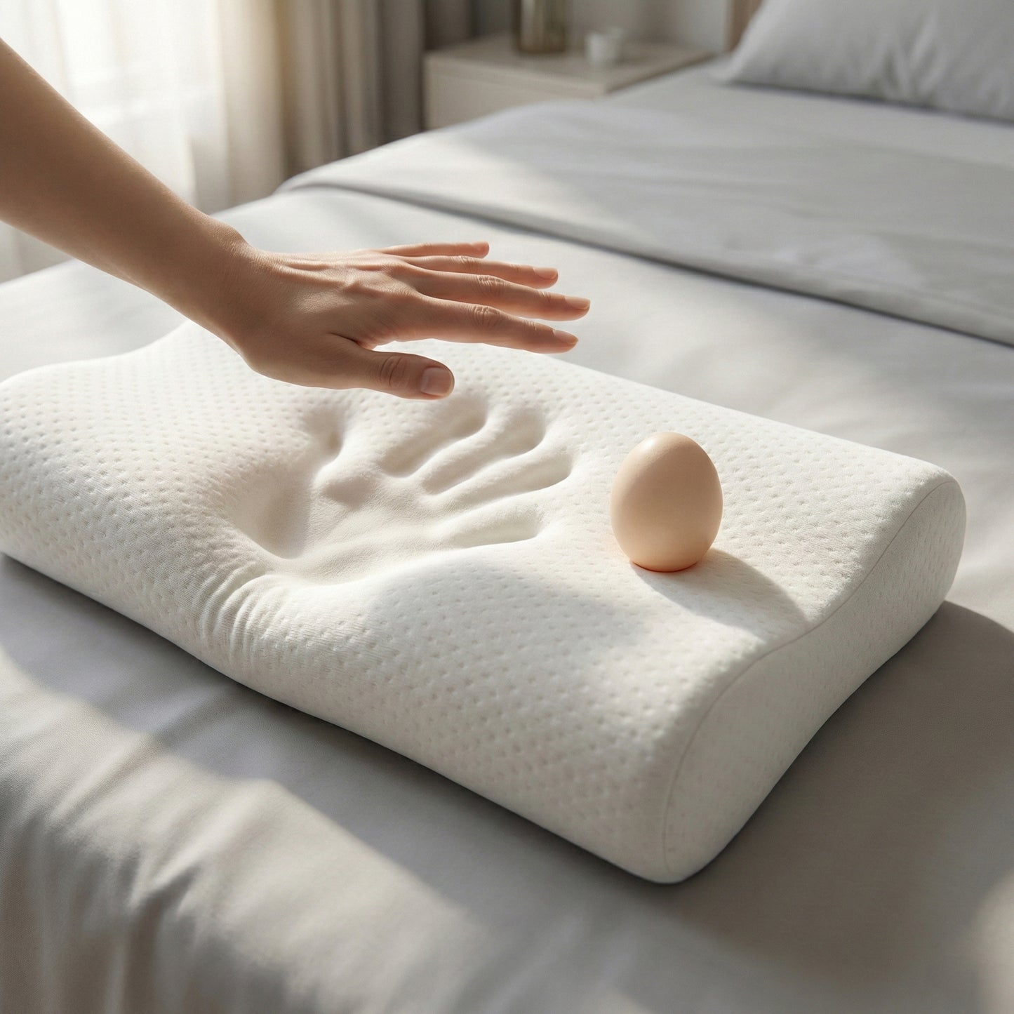 ខ្នើយសុខភាព Memory Foam - BECKY SLEEPGEAR Cambodia