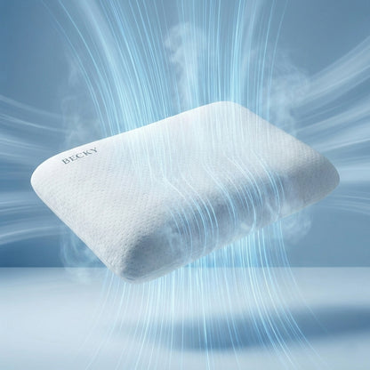 BECKY SLEEPGEAR Classic Bread-Shaped Memory Foam Pillow (ខ្នើយអេប៉ុងពិសេស)