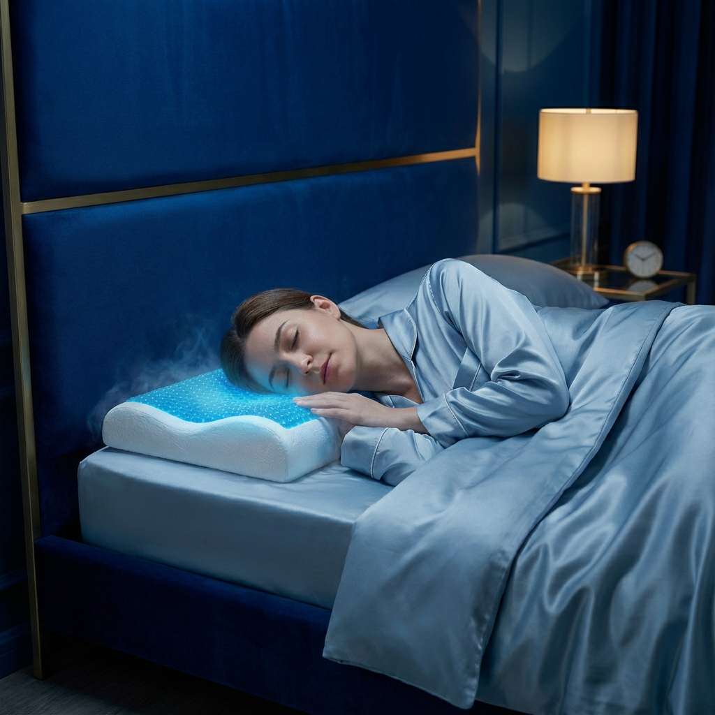 BECKY SLEEPGEAR Large Particle Cooling Gel Pillow (ខ្នើយត្រជាក់ជែលធំ)
