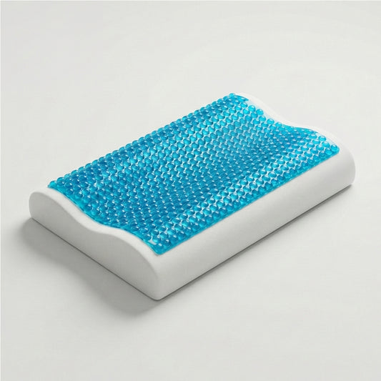 Luxury Large Particle Cooling Gel Memory Foam Pillow for Neck Alignment